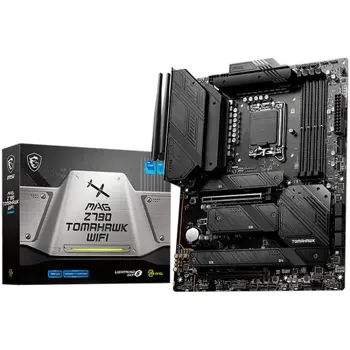 MSI Mainboard Desktop MAG Z790 TOMAHAWK WIFI (LGA 1700, 4x DDR5 max. 128GB, 2x PCI-E x16x16, 1x PCI-E x1, 4x M.2 4.0, 7x SATA, 4x USB 3.2 Gen1, 4x USB 3.2 Gen2 1x USB Type-C 3.2 Gen2, 1x HDMI, 1x DP,