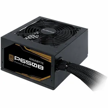 Napajanje GIGABYTE P650B Power Supply 650W, 80+ Bronze, Japanese capacitors, 120mm smart fan, EU plug