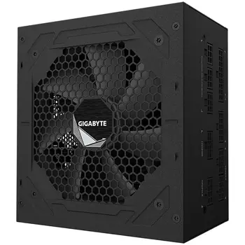 Napajanje GIGABYTE UD1000GM Power Supply 1000W, PCIe Gen5 16Pin x 1 600W, Modular, 80 PLUS Gold, Japanese capacitors, 120mm smart control fan, EU plug