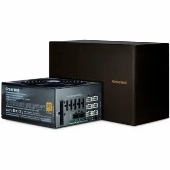 Napajanje INTER-TECH Power Supply Great Wall M1200, 1250W 80 Plus Gold 230V EU ATX PC Power Supply, Low Noise 135mm, 100% modular