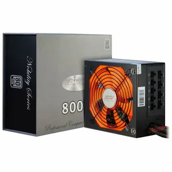 Napajanje PSU CobaNitrox Nobility CN800 NS 85+ 800W, kabelmanagement, active PFC, fan 135mm, 80+ silver