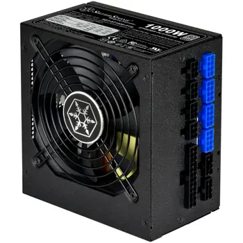 Napajanje SilverStone Strider Platinum Series, 1000W 80 Plus Platinum ATX PC Power Supply, Low Noise 120mm, 100% modular, FF122 magnetized fan filter