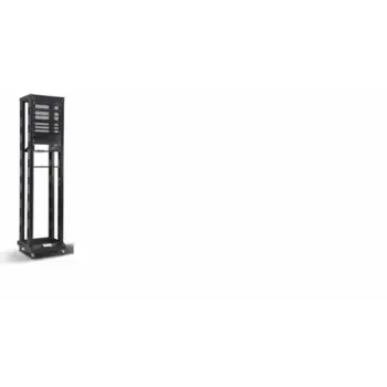 NaviaTec 19" 4 Post Open Frame Rack, 29U Black