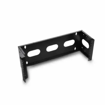 NaviaTec 19" Wall Mount Bracket 4U 12" deep (Black)