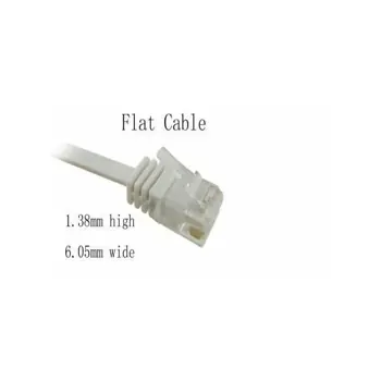 NaviaTec cat 6 patch cable flat, copper 1m