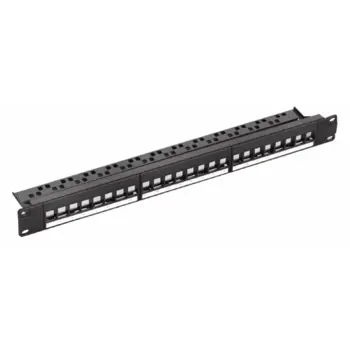 NaviaTec Cat6 blank patch panel for 24 keys1U