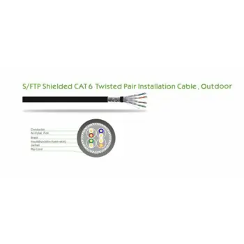 NaviaTec Cat6 Outdoor S FTP CU AWG23 305m Spool