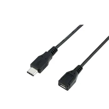 NaviaTec USB type C to USB 2.0 micro B female jack 2,0m cable