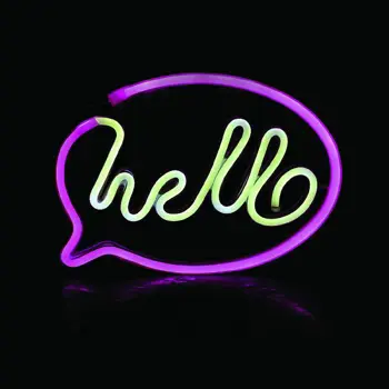 NEON LED svjetiljka "Hello" FM-NL41