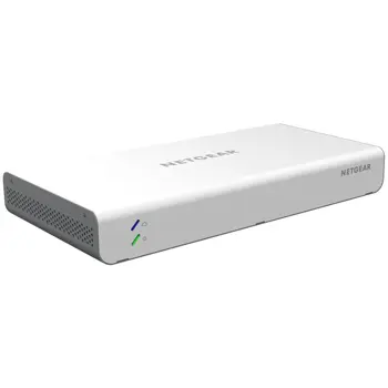 Netgear GC110 Wireless-N 8 Port Gigabit Ethernet Insight App Smart Cloud Managed Switch – 2x SFP Fiber Port, fanless, with Wall Fixing Kit) White, GC110P-100PES