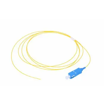 NFO Fiber optic pigtail SC APC, SM, G.657A1, 900um, 2m, LSZH Easy-strip, Full color