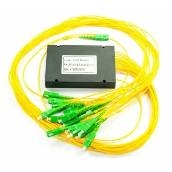 NFO Fiber Optic PLC Splitter, 1:32, ABS Box, SM, G.657A, 1m, SC APC