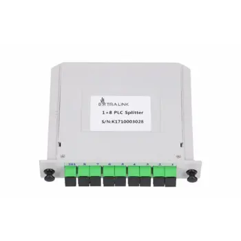 NFO Fiber Optic PLC Splitter, 1:8, Slot Type, SM, SC APC