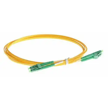 NFO Patch cord, LC APC-LC APC, Singlemode 9 125, G.657A2, Duplex, 2m