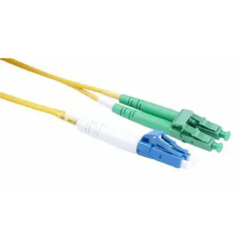 NFO Patch cord, LC UPC-LC APC, Singlemode 9 125, G.657A2, 3mm, Duplex, 3m