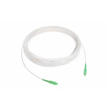 NFO Patch cord, SC APC-SC APC, Singlemode 9 125, G.657A2, Simplex, 3mm, LSOH, 10m, white