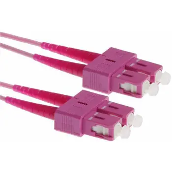 NFO Patch cord, SC-SC, Multimode 50 125, OM4, LSZH, 2mm, Duplex, 3m