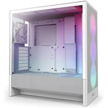 NZXT H5 Flow RGB 2024, bijelo bez napajanja, ATX