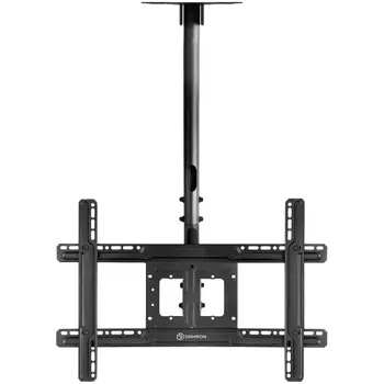 ONKRON Ceiling TV Mount Bracket Height Adjustable for 32 to 80 Inch LED LCD TVs, Black