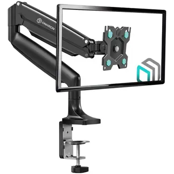 ONKRON Desk Mount for 13 to 32-Inch LED LCD Flat Monitors up to 9 kg, Black