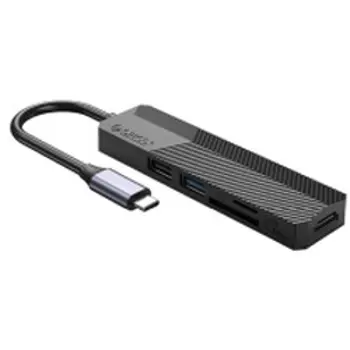 Orico 5 u 1 multifunkcionalni USB-C dock, 1xUSB 3.0, 1xUSB 2.0,1xSD, 1xTF, 1xHDMi crni (ORICO-MDK-5P-BK-BP), 62208