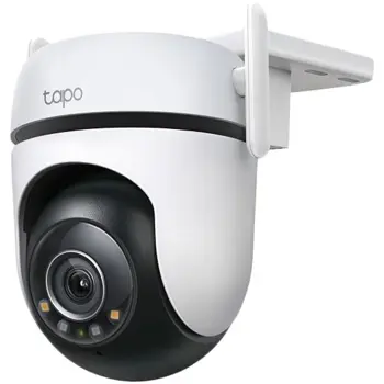 Outdoor Pan/Tilt Security Wi-Fi Camera - Tapo C520WS 2K QHD Live View, Starlight Color Night Vision-360° Visual Coverage