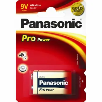 PANASONIC baterije 6LR61PPG/1BP Alkaline Pro Power