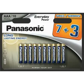 PANASONIC baterije LR03EPS/10BW 7+3F Alkal. Everyday Power