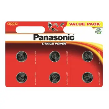 PANASONIC baterije male CR-2032EL/6BP Lithium Coin