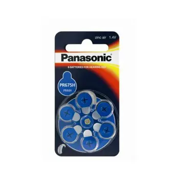 PANASONIC baterije PR675LH/6LB, Zinc Air