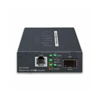 Planet 1-Port 1000BASE-X SFP open slot 1-Port RJ11 VDSL2 Converter