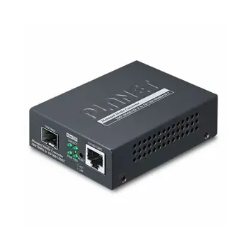 Planet 10 100 1000BASE-T to 100 1000BASE-X SFP Managed Media Converter