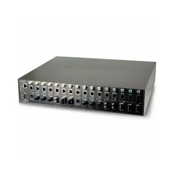 Planet 16-Slot Managed Media Converter Chassis (AC power)