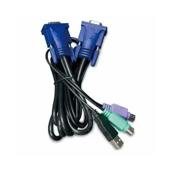 Planet 1.8M USB KVM Cable with built-in PS2 to USB Converter