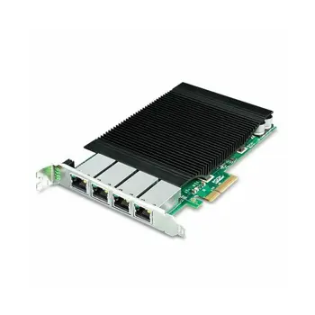 Planet 4-Port GbE 802.3at PoE PCIe (120W PoE budget)