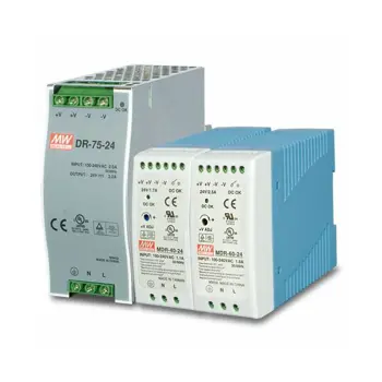 Planet 48V, 75W Din-Rail Power Supply (NDR-75-48, adjustable 48-56V DC Output)