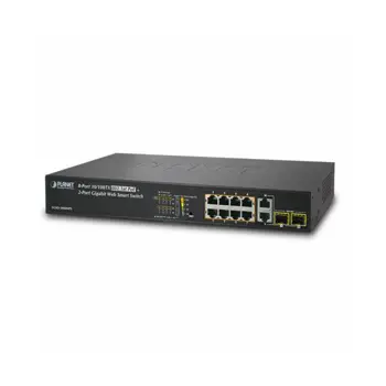 Planet 8P Ethernet 802.3AT PoE Switch 2 Gig Uplink Ports