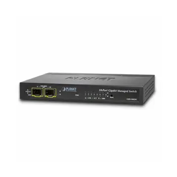 Planet 8P Gigabit 2P Gig X SFP Managed Desktop Switch