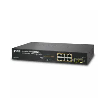 Planet 8P Gigabit HP PoE 2-Port SFP Managed Switch (120W)