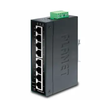 Planet 8P Gigabit Industrial Switch w wide operating Temp