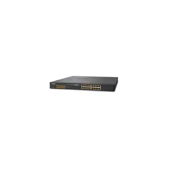 PLANET Gigabit PoE preklopnik 16-port 10/100/1000T 802.3at PoE + 2-Port 1000X SFP (240W)