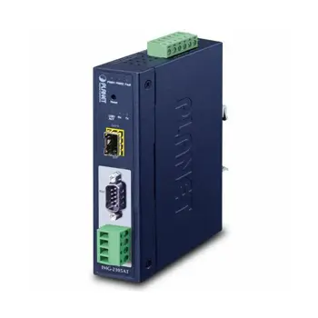 Planet Industrial 1-port RS232 422 485 Modbus Gateway with 1-Port 100BASE-FX SFP