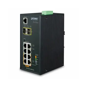 Planet Industrial 4-Port 10 100 1000T 802.3at PoE 4-Port 10 100 1000T 2-Port 100 1000X SFP Managed Switch