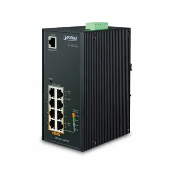 Planet Industrial 4-Port 10 100 1000T 802.3at PoE 4-Port 10 100 1000T Managed Switch (-40~75 degrees C)