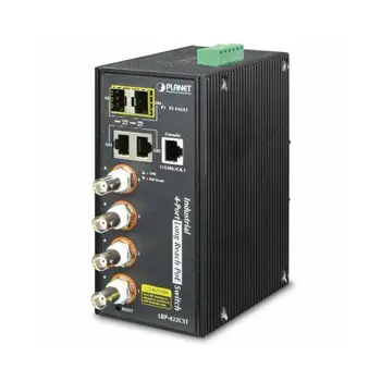 Planet Industrial 4-port Coax 2P Gigabit 2P SFP Managed Switch