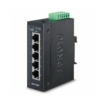 Planet Industrial 5-Port 10 100TX Compact Ethernet Switch