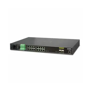 Planet Industrial L2 16-Port RJ45 Gigabit 4-Port 100 1000X SFP Managed Switch