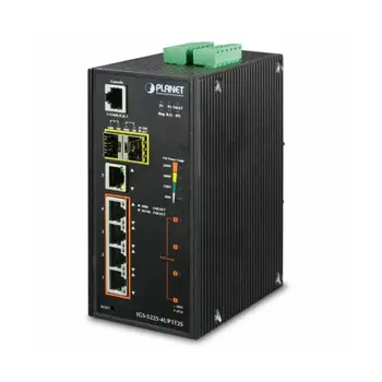 Planet Industrial L2 4-Port 10 100 1000T Ultra PoE 1-Port 10 100 1000T 2-Port 100 1000X SFP Managed Switch