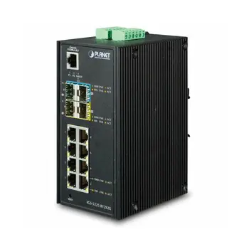 Planet Industrial L2 8-Port 10 100 1000T 2-Port 100 1000X SFP 2-Port 10G SFP Managed Ethernet Switch (-40~75 degrees C)