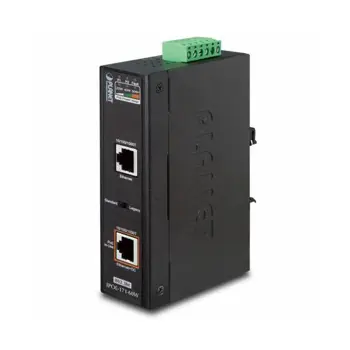 Planet Industrial Single Port GbE Ultra 60W PoE Injector